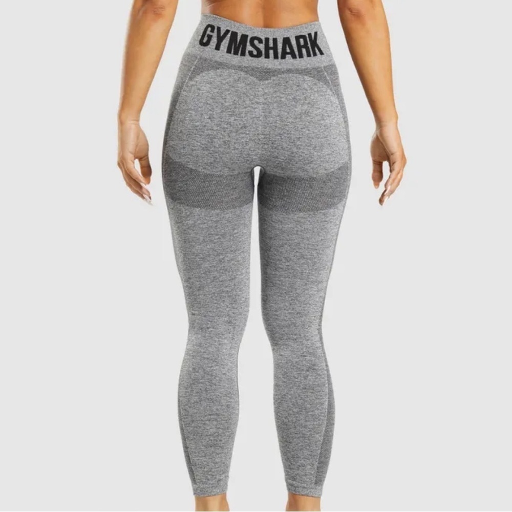 Gymshark Heather Gray Seamless Leggings - Picture 1 of 5